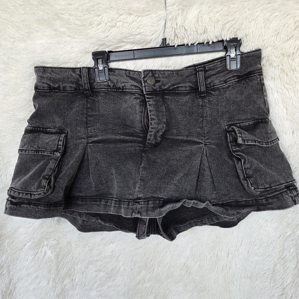 Wild Fable Black Denim Skort
